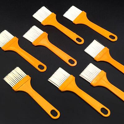 Home BBQ Brush White Bristle Oil Brush for Meat Basting, Pla
