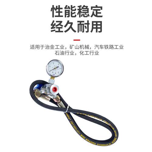 蓄能器充氮工具CQJ-25蓄能器剪板机充气工具贺德克奥莱尔充氮工具