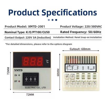 温控器Xmtd2001数字显示温控器K型E型智能温控器烤箱指针温控开关