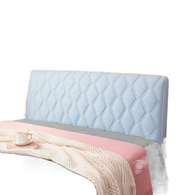 全包布艺床头罩软包简约现代床头套欧式皮床防尘罩木床头保瑞之银