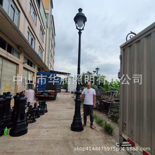 欧式庭院灯3米防水小区路灯花园别墅道路家用景观灯4.5米led灯