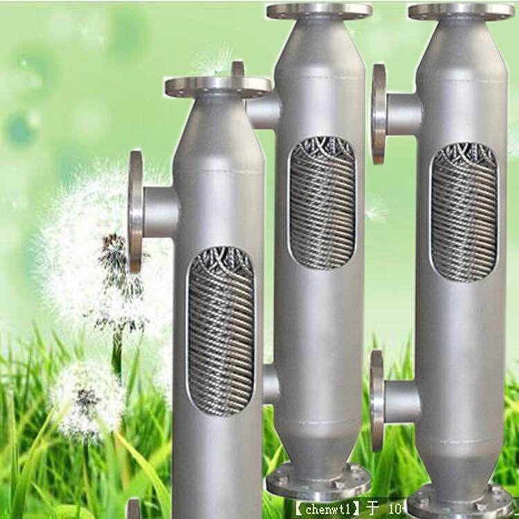 空气能热泵螺旋缠绕换热器供应广东食品螺纹管换热器湍流换热器 - 实物图