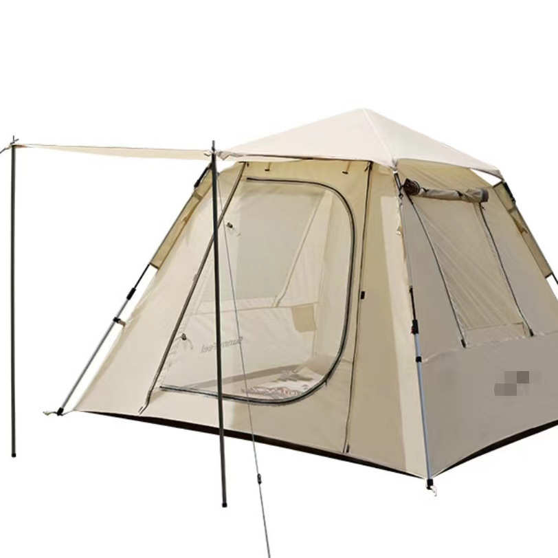 户外新两门两窗四面帐篷露营便携式双开门折叠自动公园帐篷批发