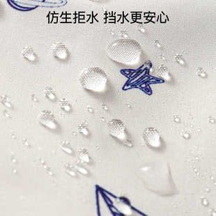 牧萌儿童雨衣女孩防水全身小学生带书包位男童幼儿园宝宝小童雨披