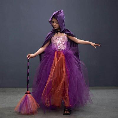 Disguise Girls Hocus Pocus Salem Witch Sisters Costume Kids