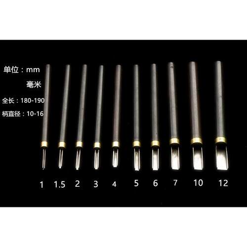 高档 匠刻人版画刀版画方口刀 方刀 版画槽刀刀 凹凹型刀版画工具