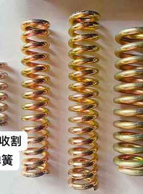 玉米收割机弹簧高弹性镀锌锰钢扒皮机弹簧巨明废铁玉米收配件