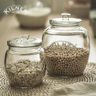玻璃米桶英国kilner家用密封罐食品级储存收纳米缸杂粮面 面粉储
