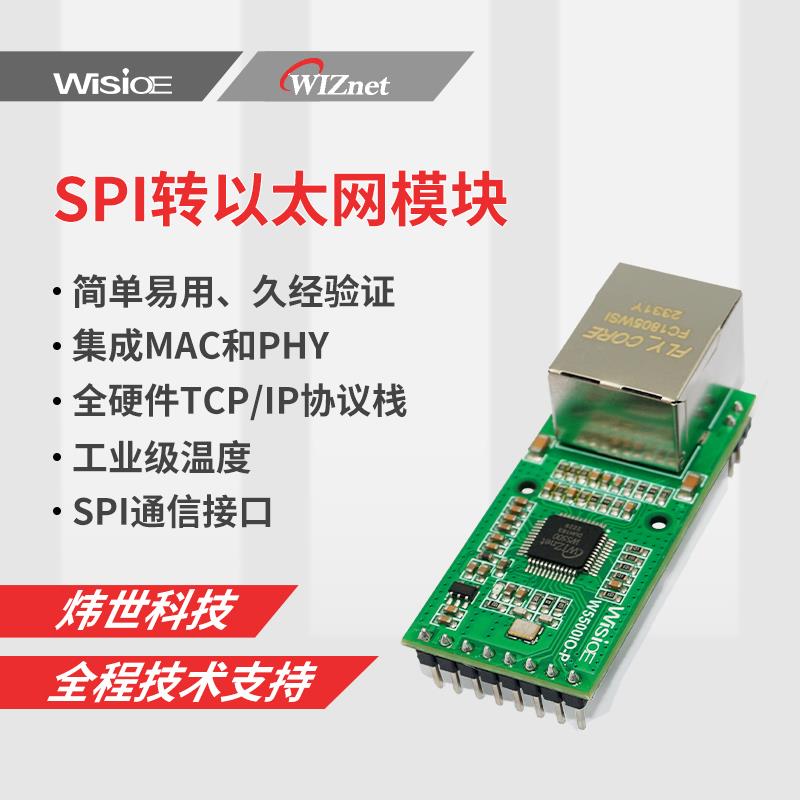 W5500以太网网络模块开发板集成TCPIP协议栈SPI转以太网51/STM32