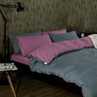 正品 用1.5m纯棉磨毛床单套4三件套.18米全棉网红四 纯色床上品被