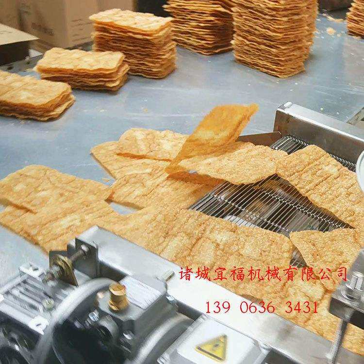 脆皮油炸机脆皮油炸生产线多少钱网带式脆皮油炸设备厂家