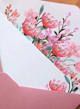 Wedding envelope invitation A5 love letter stationery set