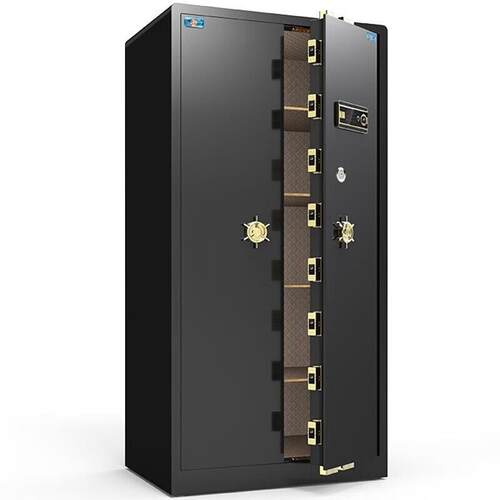虎牌保险柜家用办公大型电子密码保险箱全钢防盗可入墙对开门财务