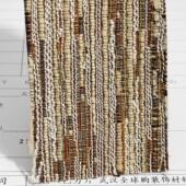 潢 酒店整屋装 不规格几何竖条编织汉麻墙布 咖色无缝适用客厅卧室