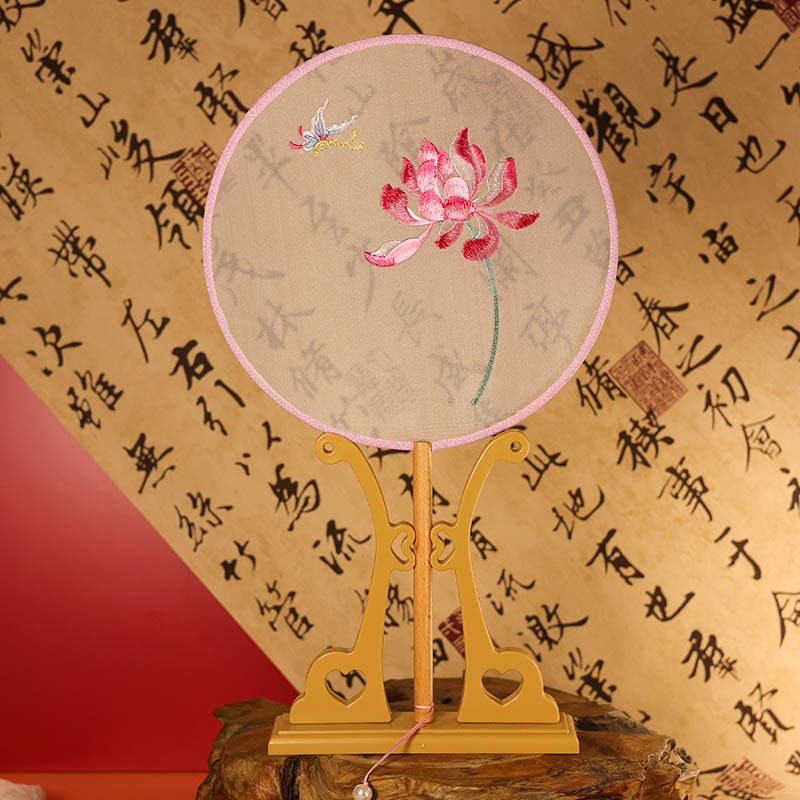 刺绣扇子古风绣花团扇古风汉服扇古典扇舞蹈扇团扇旗袍扇古典圆扇,居家日用,扇子,淘宝优惠券,粉丝福利购,淘宝优惠卷