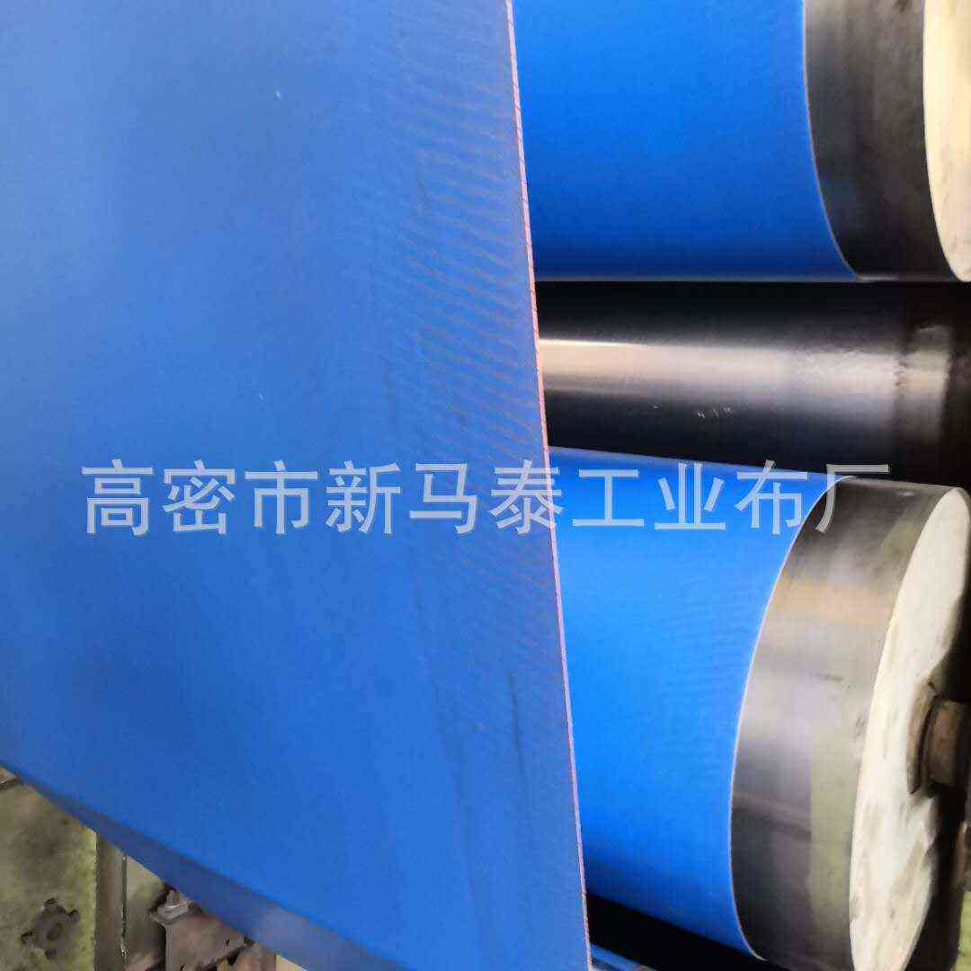 厂家直销批发蓝色丁青橡胶贴胶帘子布 加强型橡胶帘布