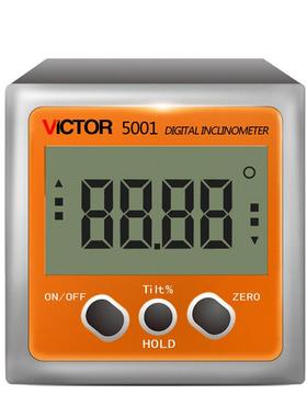胜利仪器（VICTOR）数显倾角仪高精度电子角度尺 VC5001/03/05/06