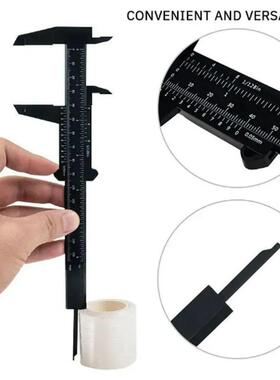 1PCS Plastic Vernier Caliper Digital Display Caliper Mini Te