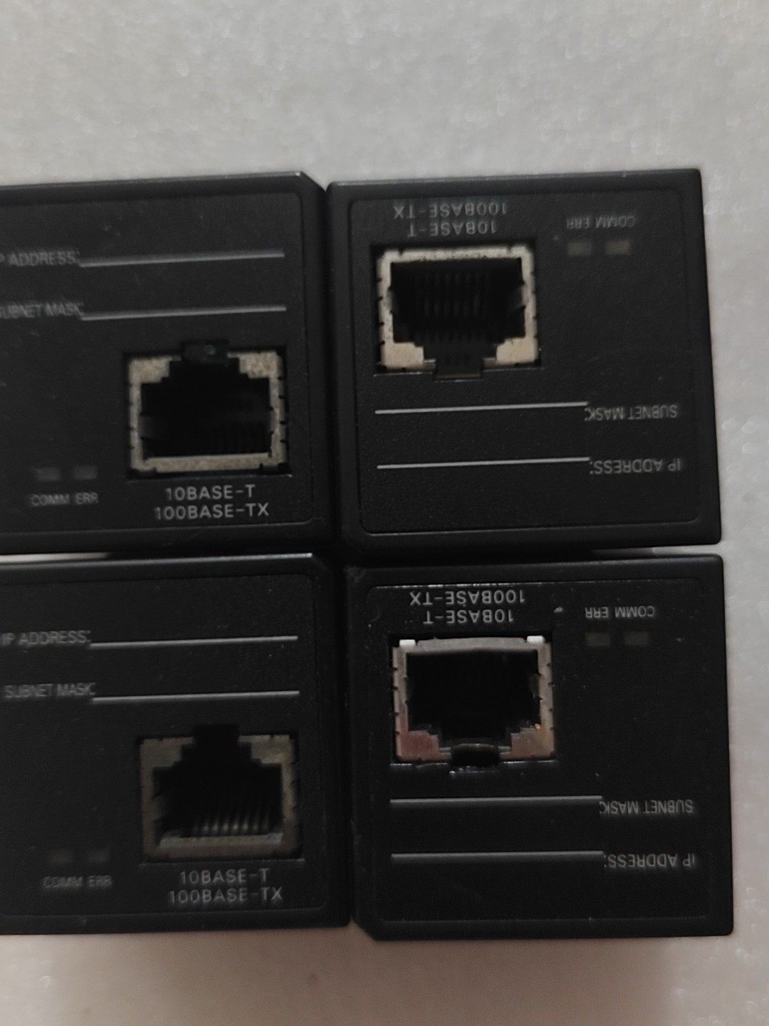 欧姆龙网口，CP1W-CIF41。四个，一个外壳有点损，最后