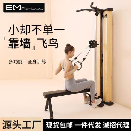新款万魔训练器墙体飞鸟综合训练器家用贴墙小飞鸟龙门架健身器械