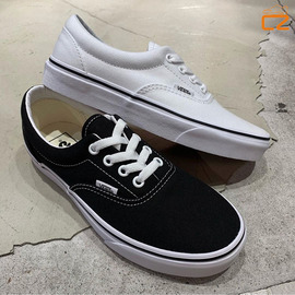 成长球鞋 vans era 经典款 纯白 黑白 男女情侣低帮帆布鞋