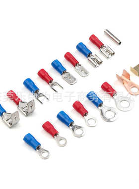 钳压+压接线678pcs线端子剥钳子 冷冷货源+压线组合端子绿色