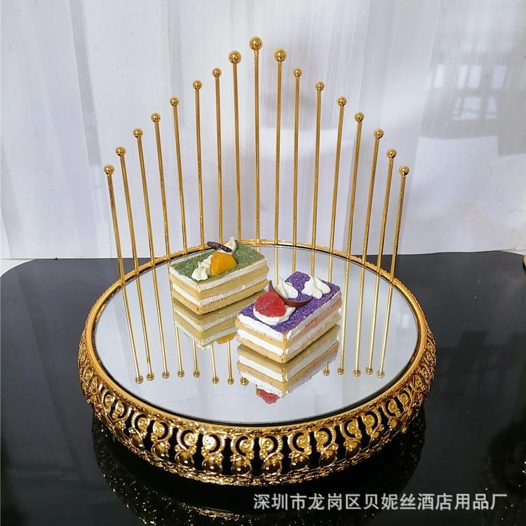 欧式蛋糕台甜点点心水果托盘 婚庆家居KTV酒吧咖啡厅装饰桌面摆件