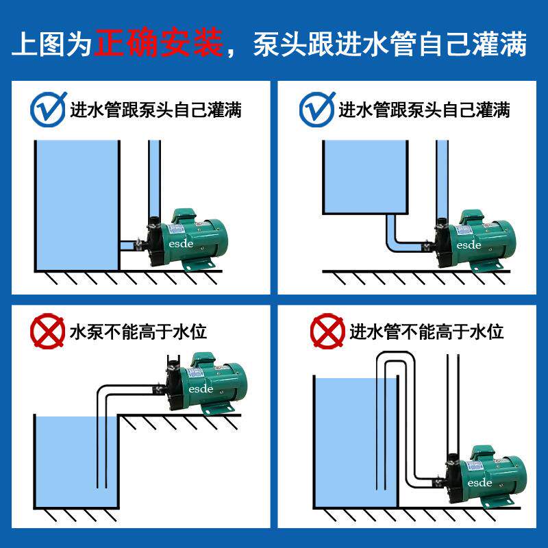 mp小型磁力泵耐酸碱MD塑料离心泵防腐蚀化工泵电镀泵微型循环水泵