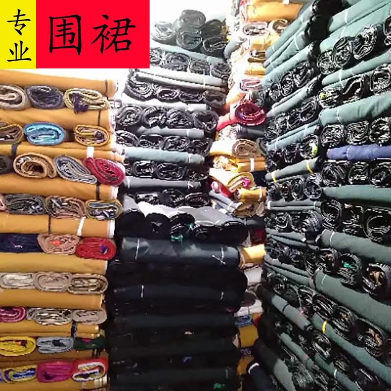 工厂皮革围裙 防水防油皮围裙黑色PU围裙 加厚车间水产围裙