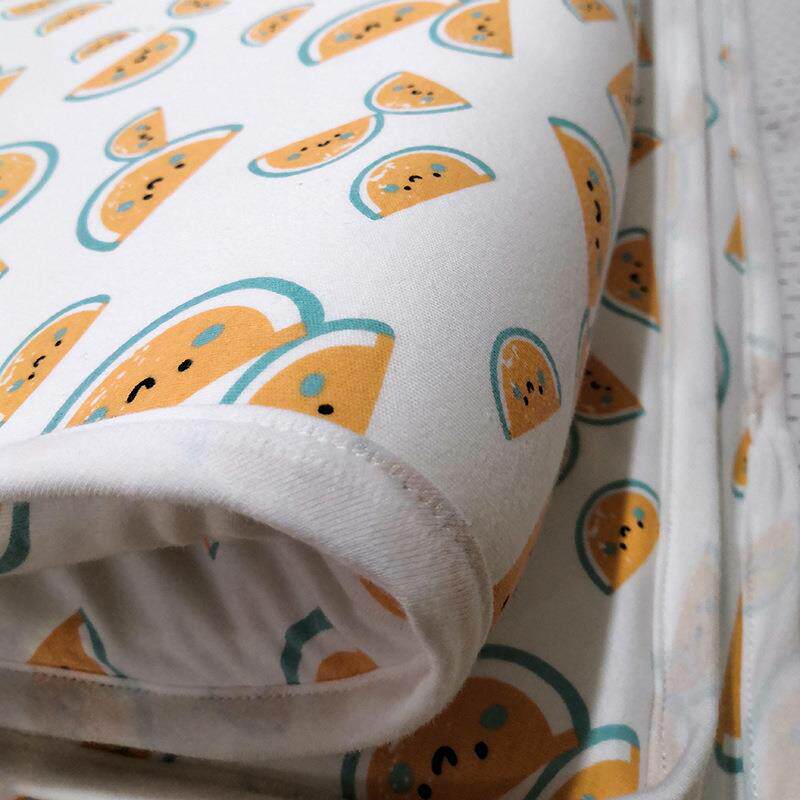 厂家乳胶床垫A类亲肤西瓜图案乳胶薄垫代加工