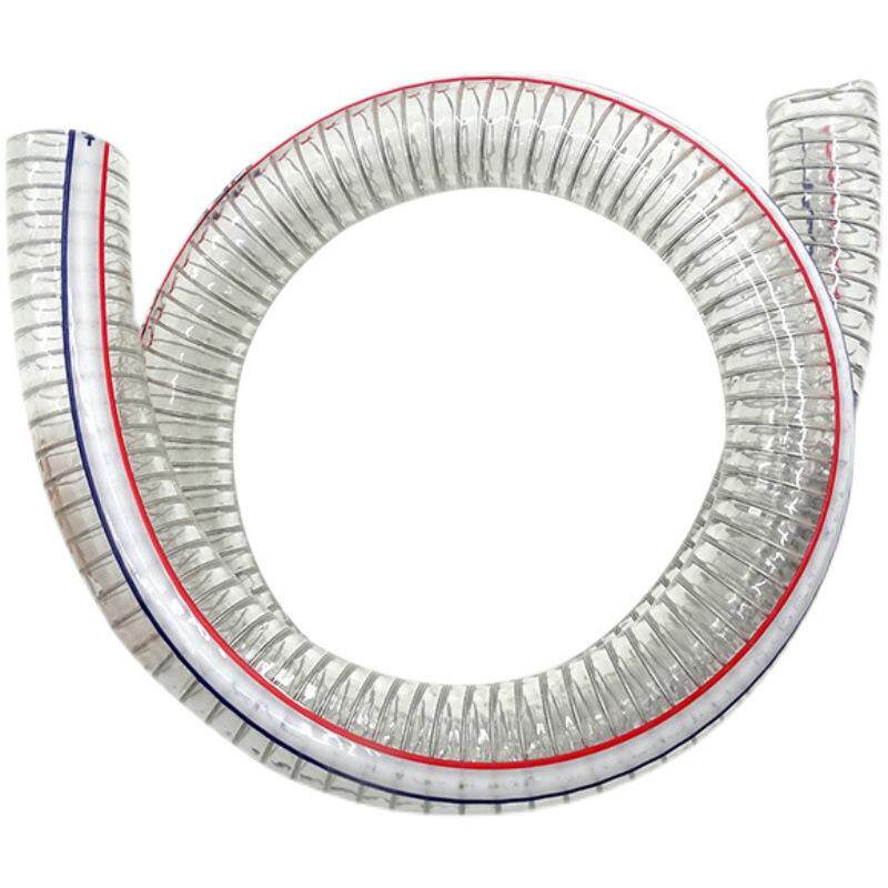 PVC耐高温真空管钢丝透明PVC管