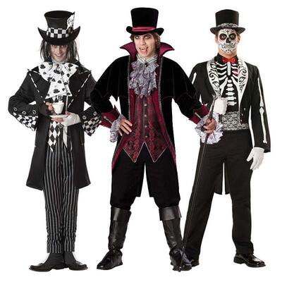 Halloween costume Female Ghost Day skull costume Vampire Que
