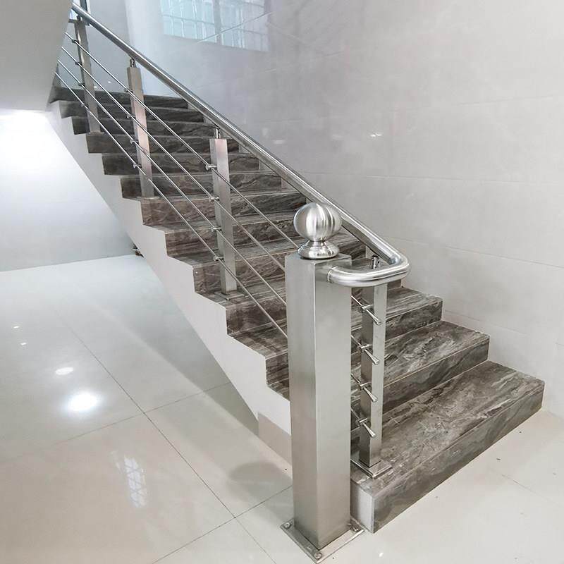 楼梯扶手护栏不锈钢扶手室内家用立柱简约室外农村自建房阳台栏杆