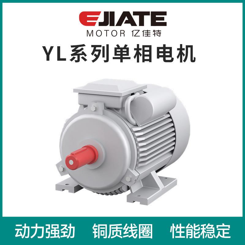 厂家直供0.55KW单相电机电容启动单相异步电机感应电机110V
