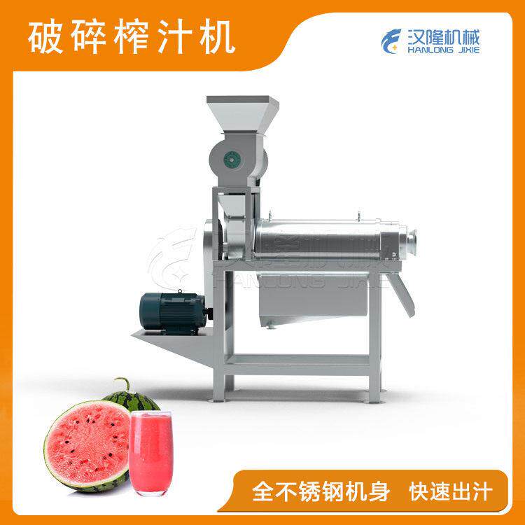 供应不锈钢工业果蔬苹果西瓜石榴梨生姜洋葱螺旋挤压破碎榨汁机