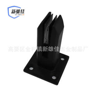 厂家直供304不锈钢泳池玻璃固定夹 阳台楼梯栏杆玻璃固定五金配件