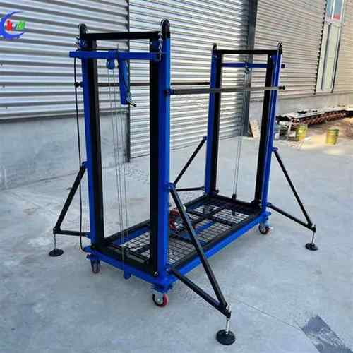 电动脚手架升降机 遥控移动升降平台车 建筑工地折叠小型提升机