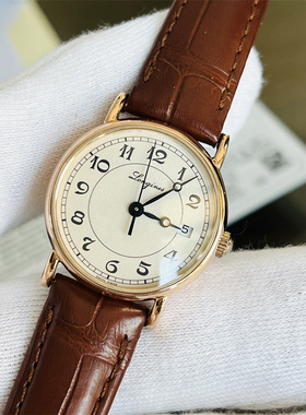 [9.8新]浪琴经典复刻系列18K玫瑰金自动机械表女表L4.267.8.73.2