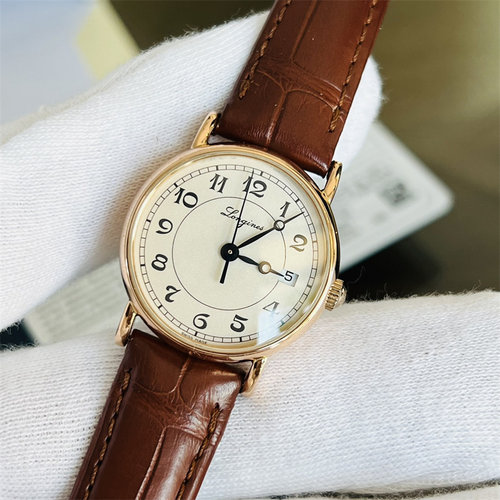 [9.8新]浪琴经典复刻系列18K玫瑰金自动机械表女表L4.267.8.73.2