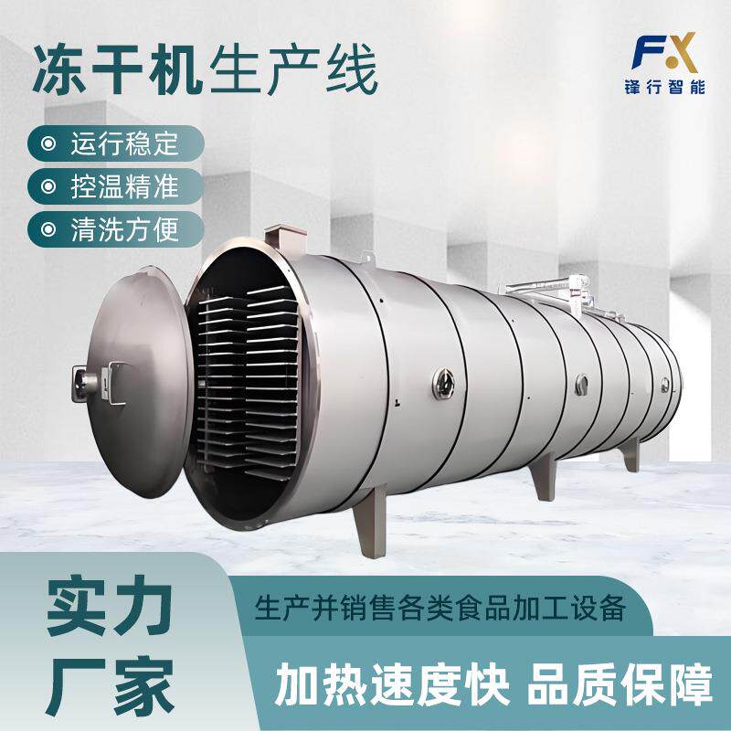 水果蔬菜冻干机商用秋葵青桔真空冻干机大型桑葚酵素冻干机