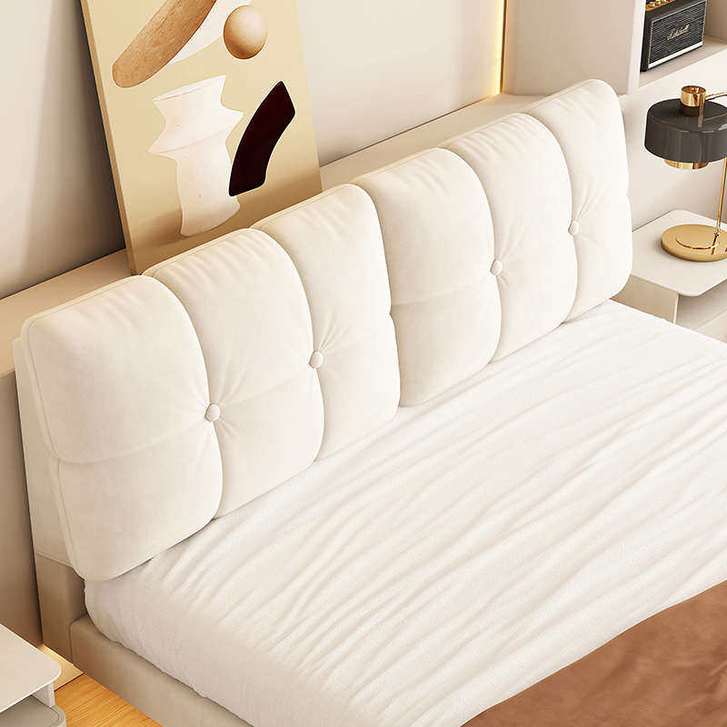 床头软包靠背奶油风床头套罩榻榻米靠垫2023新款简约现代加厚床头,居家布艺,床头罩,淘宝优惠券,粉丝福利购,淘宝优惠卷