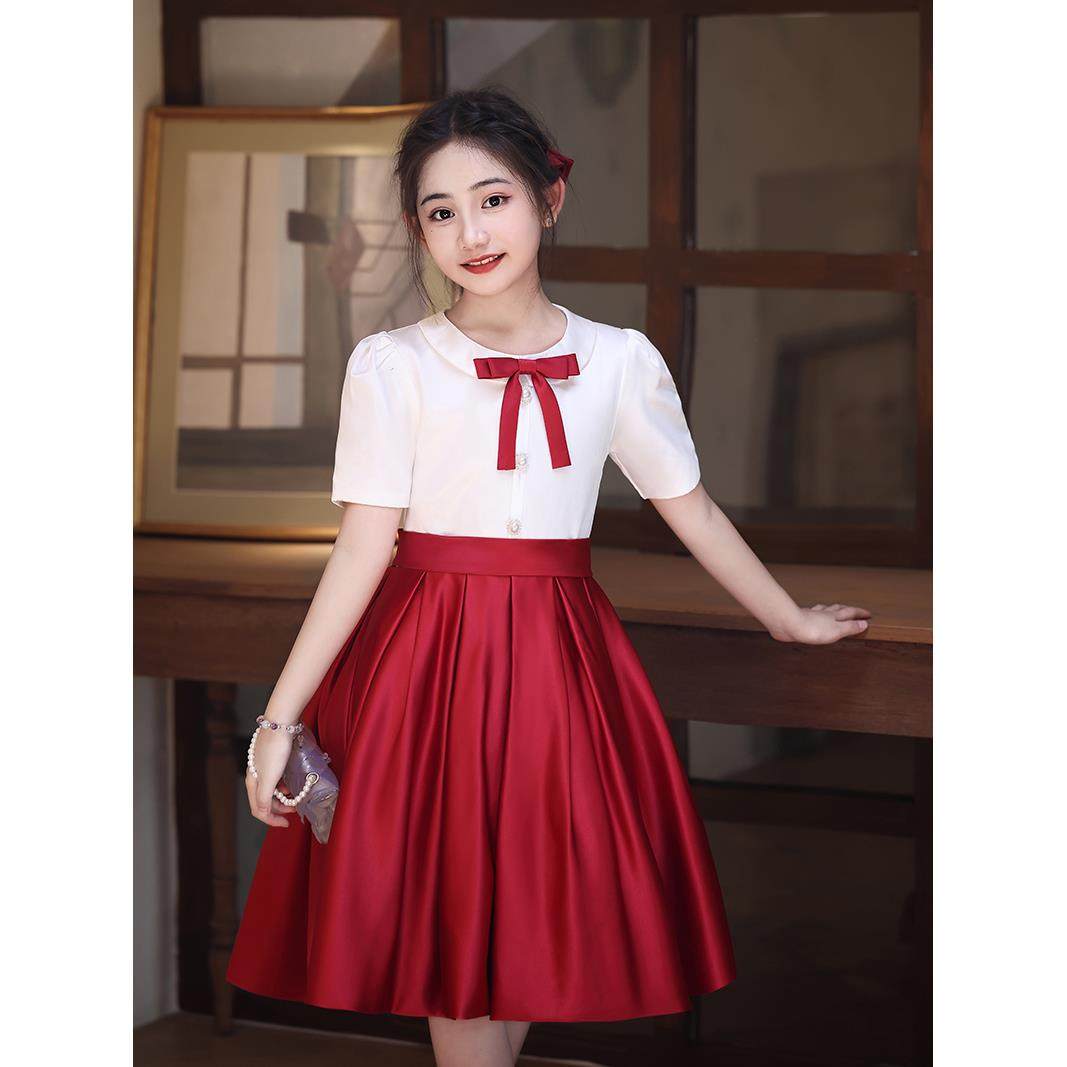 正品儿童大合唱团诵体演出服童中表小学生主持女人诗歌朗唱歌演服