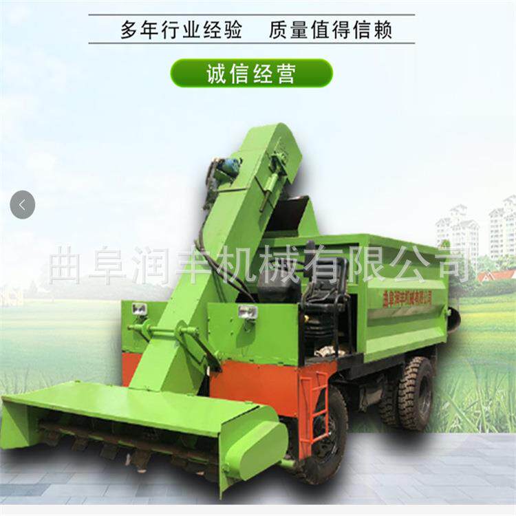 柴油动力牛场清粪车规模化养殖三轮铲粪车牛舍粪污干湿粪便清理机