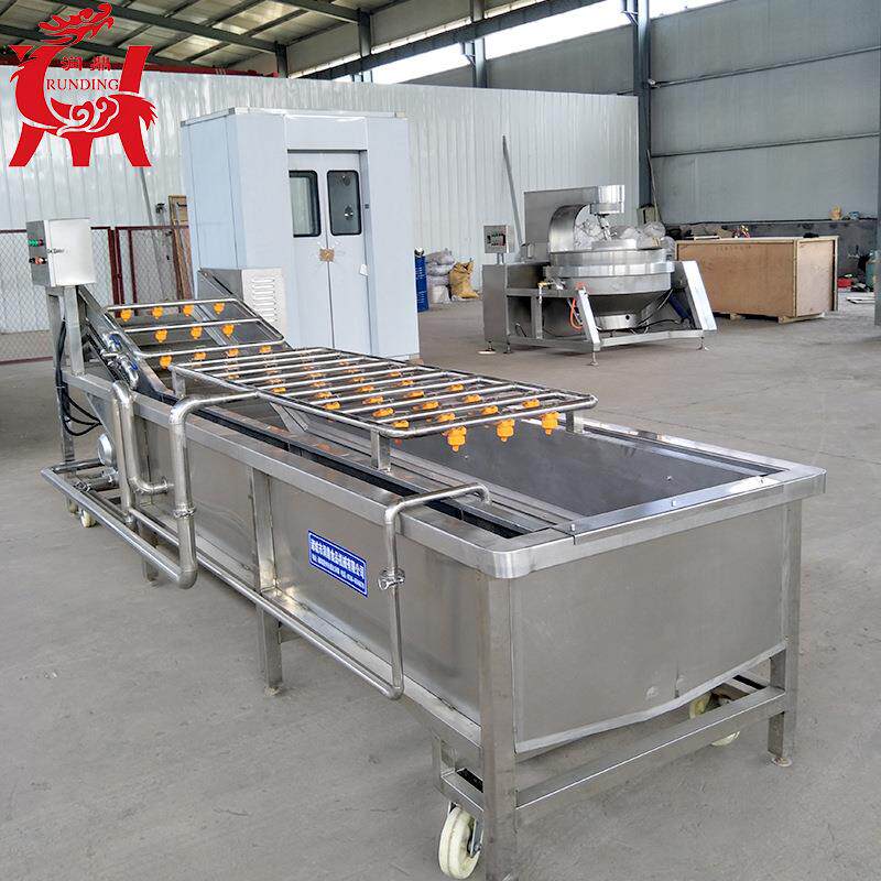 蔬菜水果气泡清洗机 不锈钢鼓泡式洗菜机 自动过滤残渣食品清洗线