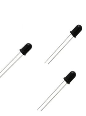 发光二极管f5黑色接收头长脚940 5mm红外接收管发射直插led灯珠
