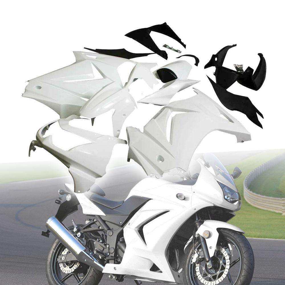 ABS未喷漆全套车壳整流罩适用KAWASAKI 忍者250 2008-2012年
