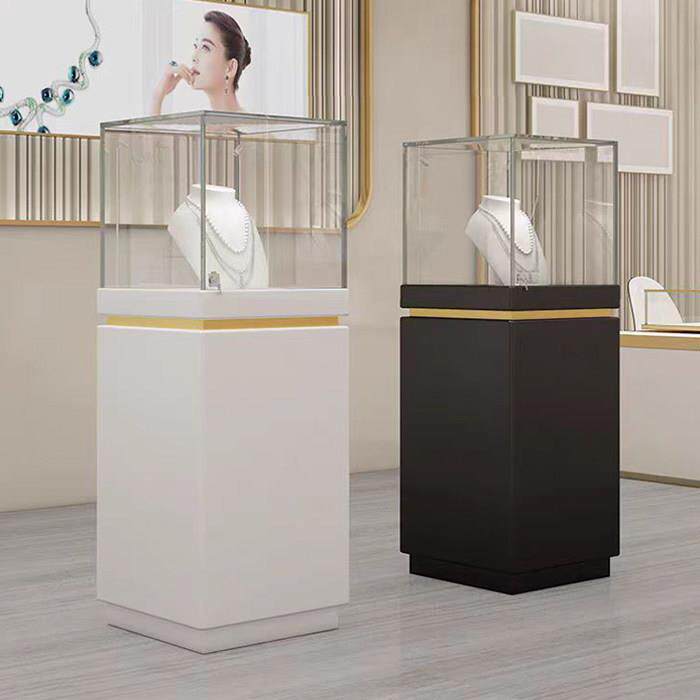 木质展示柜产品展览玻璃柜台珠宝首饰展示柜博物馆古董瓷器展示台