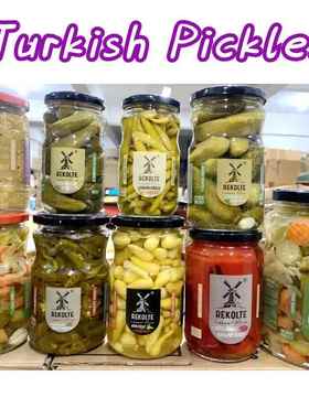 Turkish Pickles 土耳其进口腌菜什锦泡菜酸青瓜小米辣烤茄子辣椒