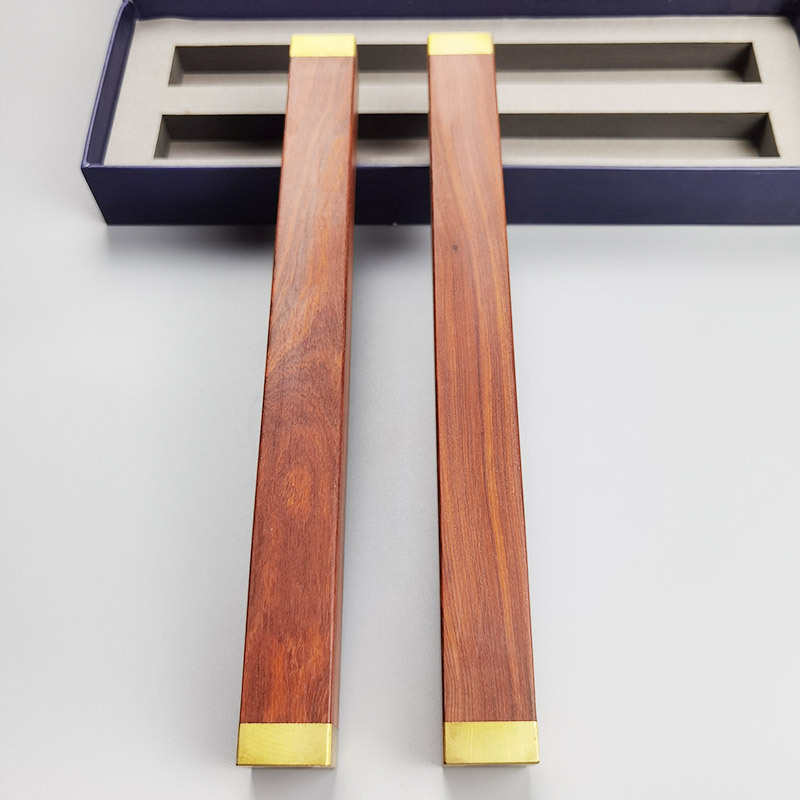 书文房四宝镇尺镇尺压黄铜器尺书法压压条纸镇尺镇纸实心压黄铜