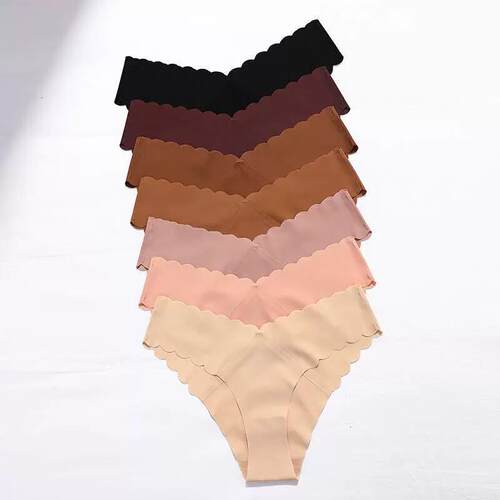 Sports Women's Panties Seamless Briefs Mid Rise Underwea